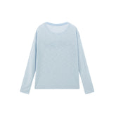 Women's Breathable Embroidered Knit Pullover